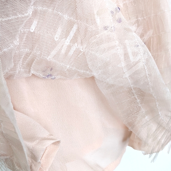 Bershka Sequins Crop Top with hand stitched detail - Picture 5 of 11